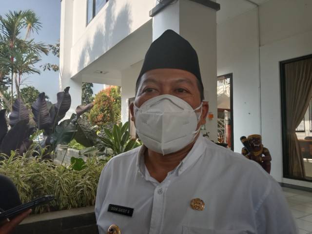 Wakil Bupati Malang, Didik Gatot Subroto menjelaskan bahwa sektor pariwisata di daerahnya bakal dibuka jika Kabupaten Malang telah ditetapkan masuk Level 2 penyebaran Covid-19. (Foto: M Sholeh/Tugu Malang/Tugu Jatim)