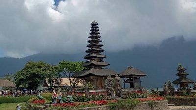 Tempat wisata Bedugul, Bali, sebelum pandemi Covid-19. (Foto: Mila Arinda/Tugu Jatim) menparekraf sandiaga uno wisata vaksinasi