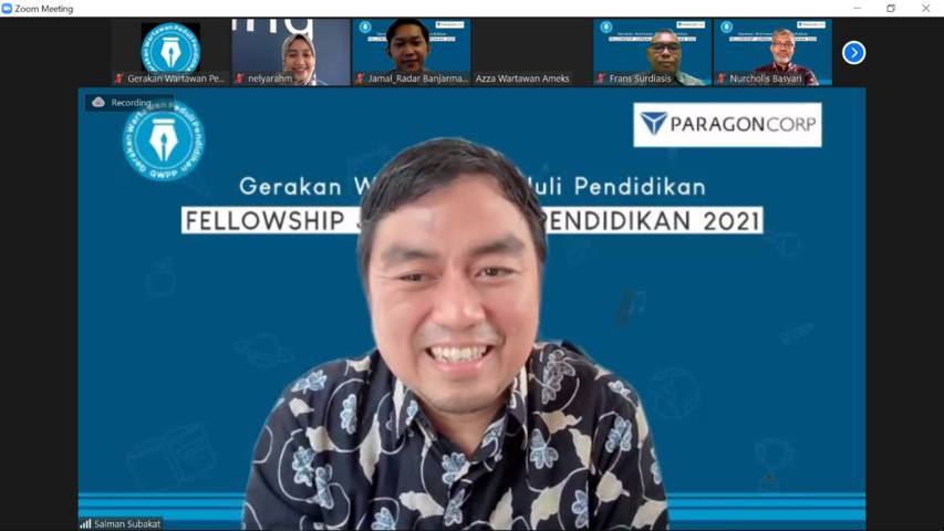 Fellowship Jurnalisme Pendidikan Batch 3, Salman Subakat: Pers Bisa Mengubah Mindset Masyarakat