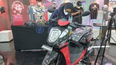 Honda Custom Playground menjadi ajang anak muda untuk menampilkan kreasinya di Matos Kota Malang. (Foto: Dokumen/Tugu Jatim)