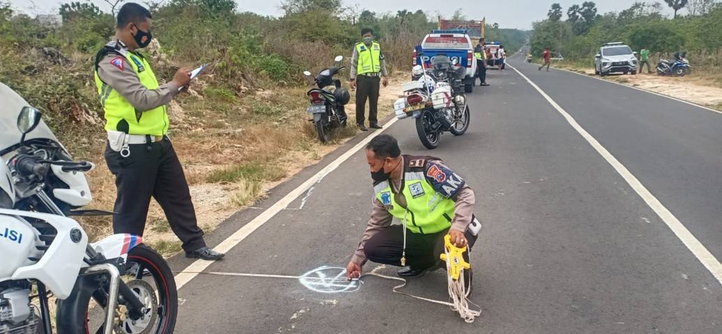 Ilustrasi kejadian kecelakaan di wilayah Hukum Polres Tuban pada 2021. (Foto: Unit Laka Satlantas Polres Tuban/Tugu Jatim)