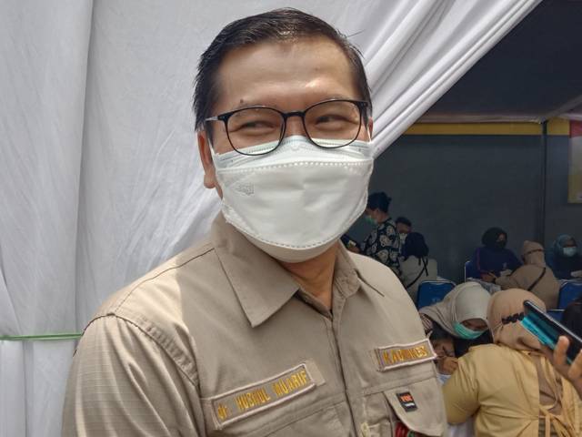 Kepala Dinkes Kota Malang dr Husnul Muarif. (Foto: M. Sholeh/Tugu Malang/Tugu Jatim)