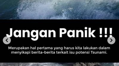 Isu Gempa dan Tsunami di Pacitan, Jangan Panik!