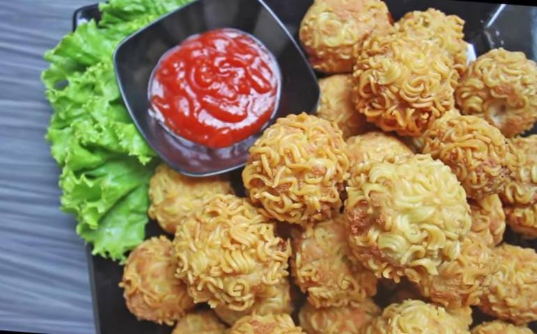 Camilan tahu rambutan. (Foto: YouTube Dapur Dina/Tugu Jatim)