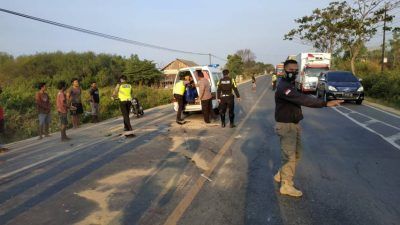 Ilustrasi kejadian kecelakaan di wilayah Hukum Polres Tuban pada 2021. (Foto: Unit Laka Satlantas Polres Tuban/Tugu Jatim)