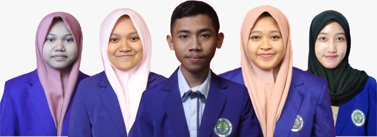Lima mahasiswa UM yang berhasil menciptakan suplemen Inmun dari ekstrak jambu darsono (Foto : Dokumen/Fakhrun Nisak) tugu jatim