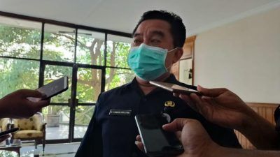 Kepala Dinas Kesehatan (Dinkes) Kabupaten Tuban Bambang Priyo Utomo saat ditemui usai Rapat Paripurna di Gedung DPRD Tuban, Senin (11/10/2021). (Foto: Mochamad Abdurrochim/Tugu Jatim)