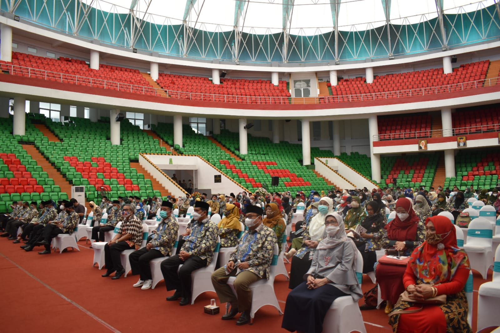 Para peserta Sharing Komunikasi dan Motivasi citivas academica Unisma pada Kamis (18/11/2021). (Foto: Feni Yusnia/Tugu Malang/Tugu Jatim)