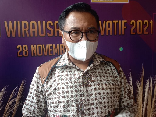 Wakil Wali Kota Malang, Sofyan Edi Jarwoko memaparkan perkembangan Covid-19 di Kota Malang
