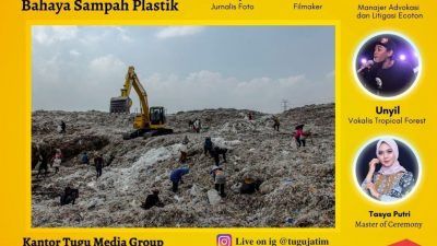 Acara pemutaran film dan diskusi soal sampah plastik yang digelar Tugu Media Group. (Foto: Tugu Media Group/Tugu Jatim)