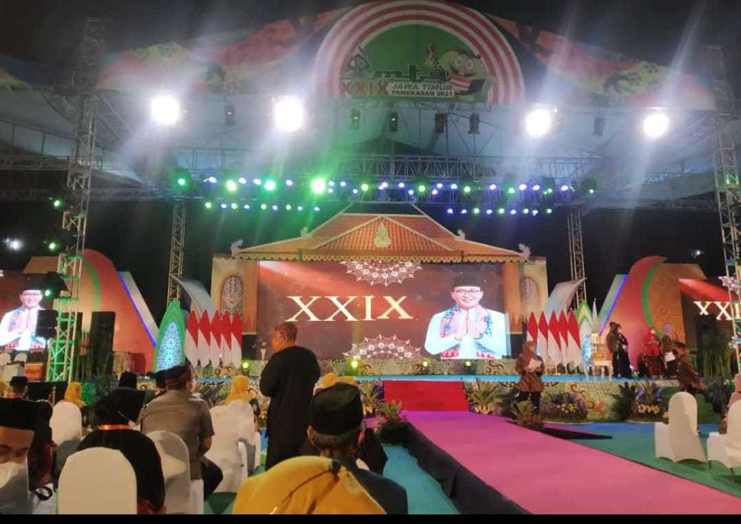 Kemeriahan perlombaan MTQ XXIX Jatim 2021 di Pamekasan. (Foto: Dokumen/Tugu Jatim)