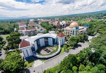 Universitas Islam Indonesia dari udara./tugu jatim