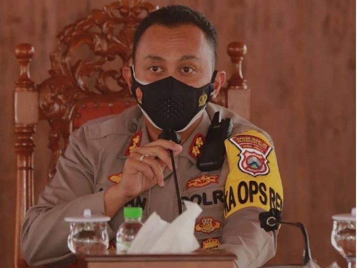Kapolres Kota Pasuruan AKBP Arman akan dipindahtugaskan sebagai Kapolres Sampang. (Foto: Polres Kota Pasuruan/Tugu Jatim)