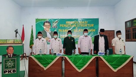 Rapat konsilidasi DPC PKB Trenggalek terkait penyusunan pengurus ranting. /tugu jatim