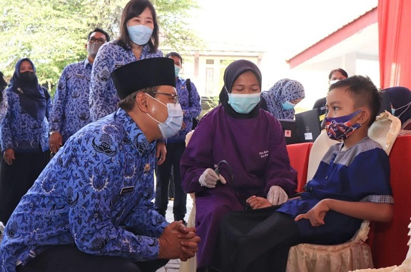Cegah Varian Omicron, Vaksinasi Anak Usia 6-11 Tahun di Kota Pasuruan Dimulai 8 Wali Kota Pasuruan,