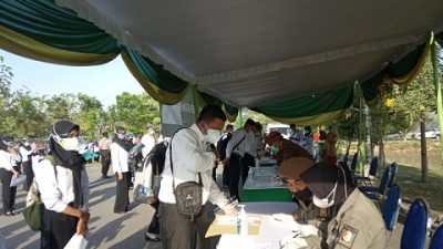  Peserta CPNS yang akan mengikuti SKD di Bojonegoro, Rabu (13/10/2021).