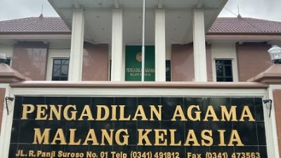 Pengadilan Agama Malang Kelas 1A.