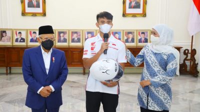 Pembalap Mario Aji. (Foto: Dokumen/Tugu Jatim)