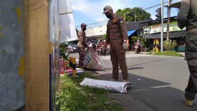 Satpol PP Kediri. (Foto: Pipit Syahrodin/Tugu Jatim)