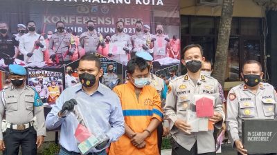 Bobol konter. (Foto: M. Sholeh/Tugu Malang)