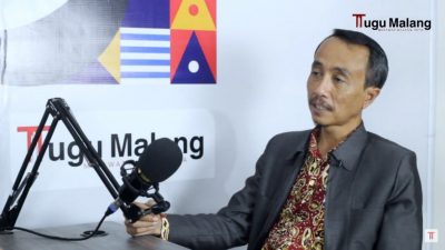 Direktur Polinema (Politeknik Negeri Malang), Supriatna Adhisuwignjo ST MT saat menjadi narasumber di kanal YouTube Tugumalang.id.