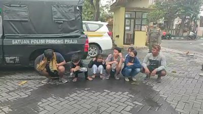 Pesta miras. (Foto: Satpol PP Kota Pasuruan/Tugu Jatim)