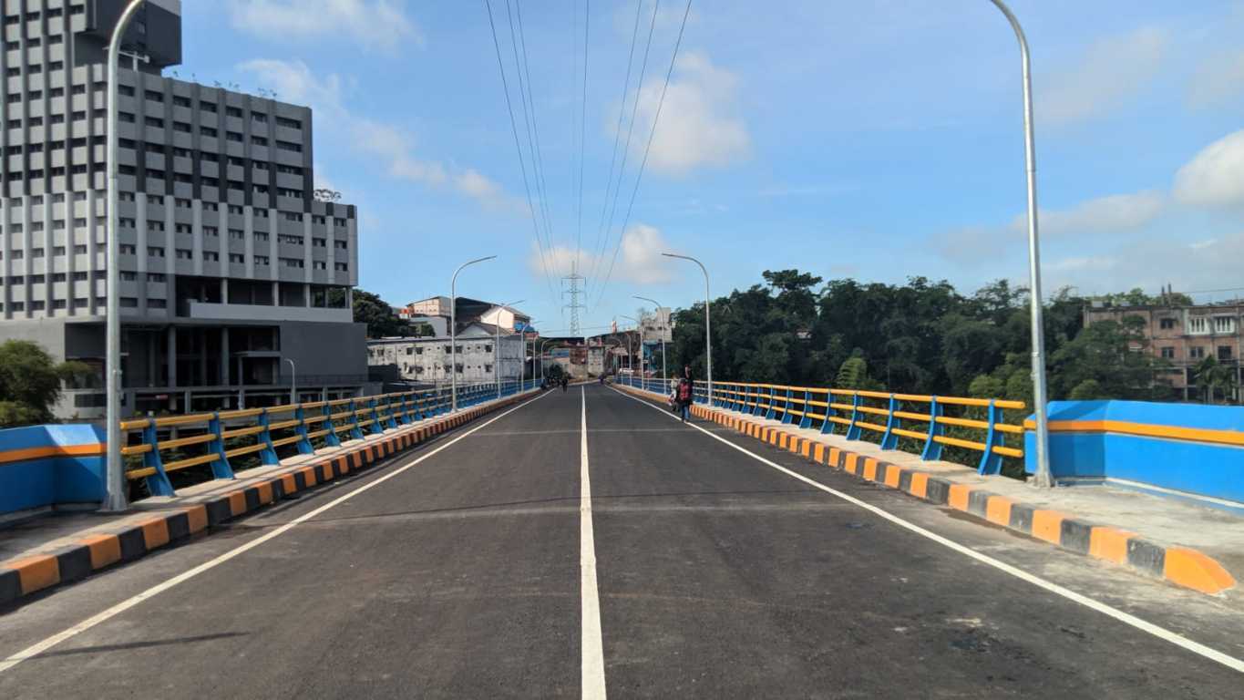 Jembatan Tlogomas. (Foto: Frederikus Bintang Hayati/Tugu Jatim)
