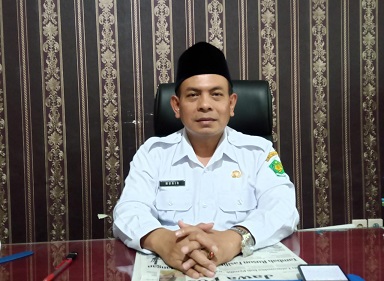 Kepala Kementerian Agama Bojonegoro, Munir, saat diwawancarai, Rabu (2/2/2022).