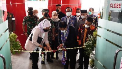 Gedung perpustakaan baru.(Foto: M. Ulul Azmy/Tugu Malang)