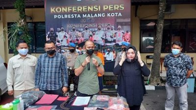 Polresta Malang Kota mengungkap kasus peredaran narkoba di Kota Malang.