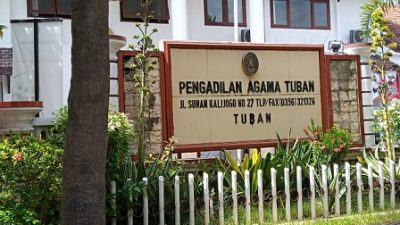 Gedung Pengadilan Agama Tubandi Jalan Sunan Kalijaga, Tuban.