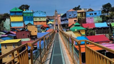 Kampung Warna Warni Jodipan kota Malang.