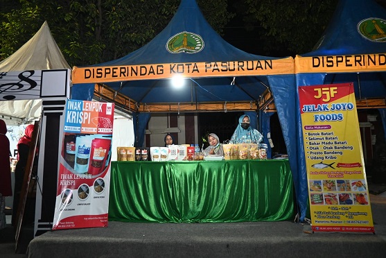 Stand UMKM produk warga Kota Pasuruan turut dipamerkan di Pad Jazz Harmonie.