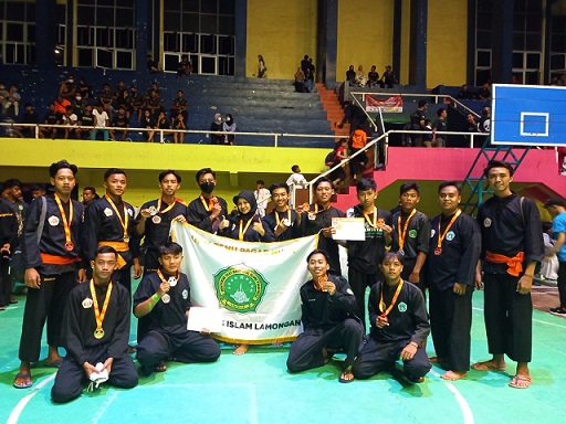 Para peserta Pagar Nusa dari Universitas Islam Lamongan.