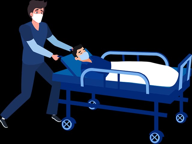 Ilustrasi korban yang keracunan.