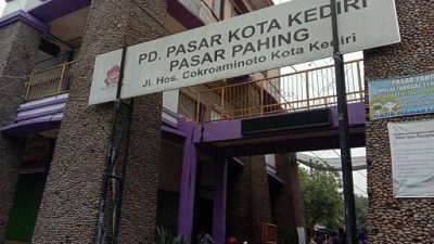 Ilustrasi pasar Pahing Kota Kediri.