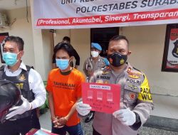 Sembunyikan Narkoba di Helm, Polisi Tangkap Penjual Es di Surabaya yang Jadi Kurir Sabu