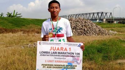 Lomba lari maraton. (Foto: Mila Arinda/Tugu Jatim)