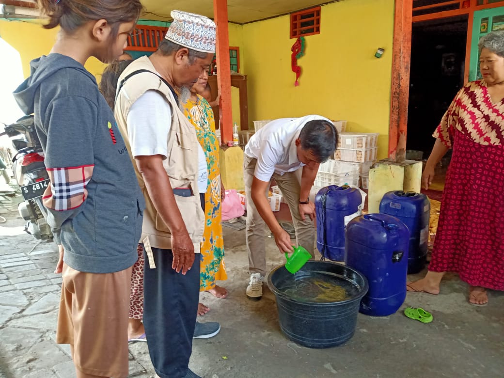 Minyak goreng palsu. (Foto: Mila Arinda/Tugu Jatim)