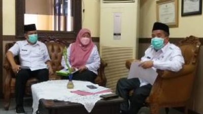 Wakil Bupati Pasuruan, Gus Mujib Imron, saat menemui awak media di kantor Pemerintah Kabupaten Pasuruan.