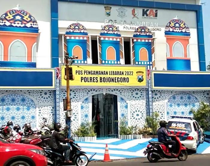 Pos pengamanan. (Foto: Mila Arinda/Tugu Jatim)