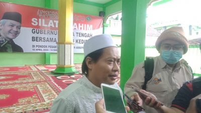 Gus Rofiq, Pengasuh Pondok Pesantren Al Ishlah Kebupaten Kediri saat memberi tanggapan soal kepemimpinan Ganjar Pranowo, Sabtu (16/4/2022).