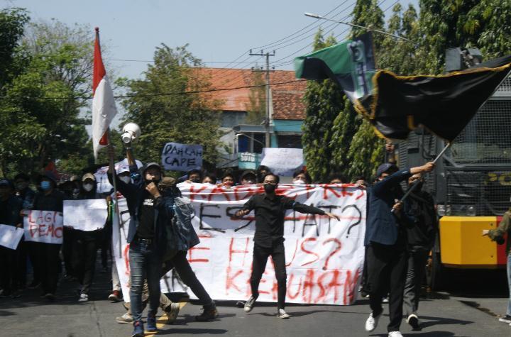 Mahasiswa Surabaya. (Foto: Pipit Syahrodin/Tugu Jatim)