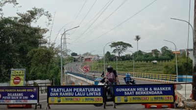 Jalan satu arah. (Foto: M. Sholeh/Tugu Malang)