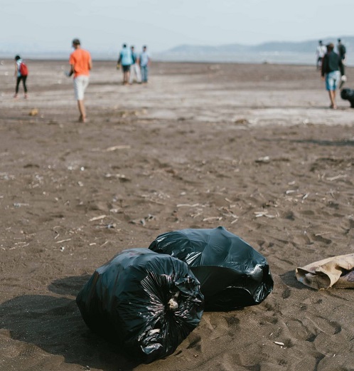 Ilustrasi sampah plastik.