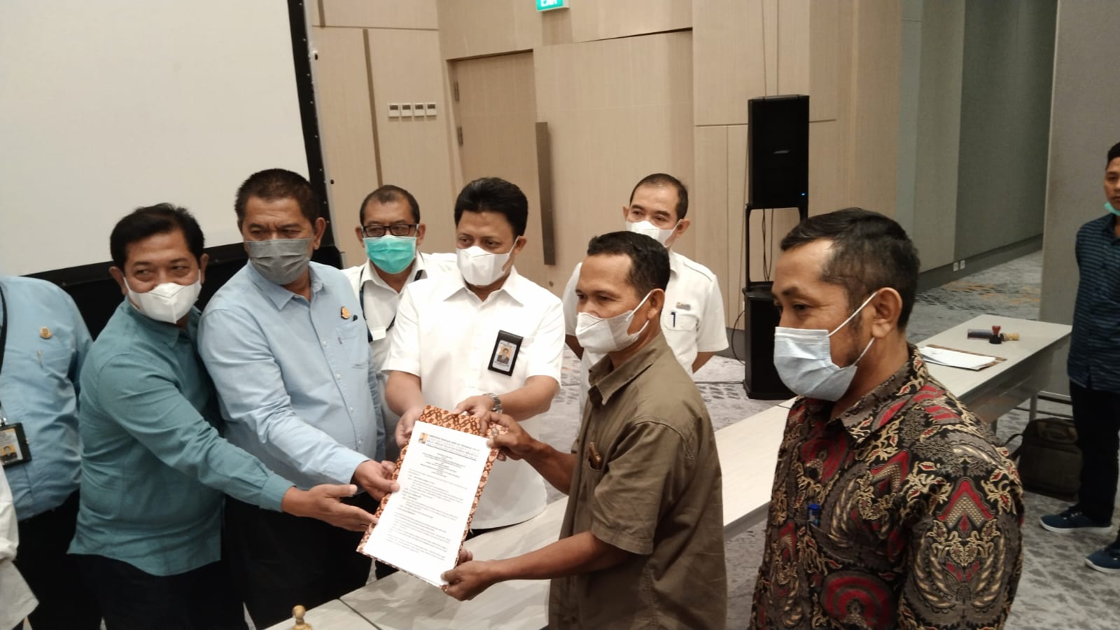 Perwakilan TPM ketika selesai penandatanganan kerjasama.