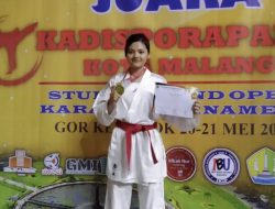 Indra Cahya Putri, Putri Kampus Unikama Raih Juara 1 Kejuaraan Karate di Tingkat Jatim
