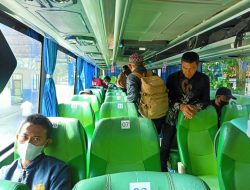 9 Penumpang Bus Terminal Rajekwesi Bojonegoro Rasakan Balik Gratis dari Pemprov Jatim