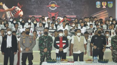 Pembukaan kejuaraan tingkat provinsi cabang olahraga Tarung Derajat di Kabupaten Kediri.