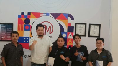CEO Beritabangsa.com Sambang Kantor Tugu Media Group, Saling Sharing soal Manajemen Bisnis hingga Pengembangan SDm